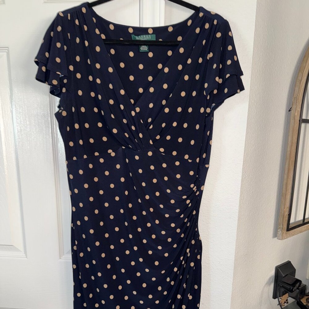 Ralph Lauren Women's Short Sleeve Dress Size 16